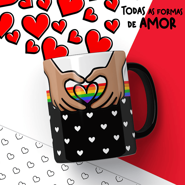 113 Artes Caneca Dia dos Namorados arquivo em Jpg 20