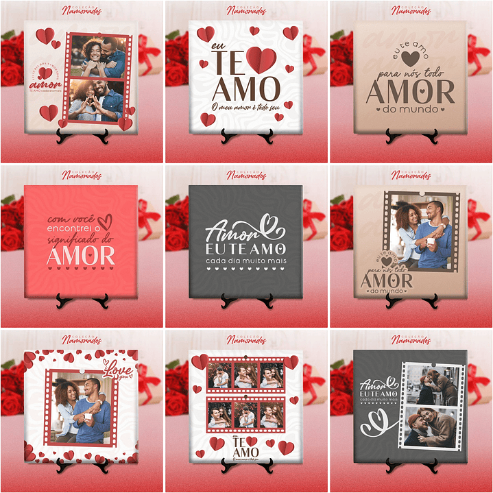 145 Artes Caneca Camisa e Azulejo Dia dos Namorados arquivo em Jpg  7