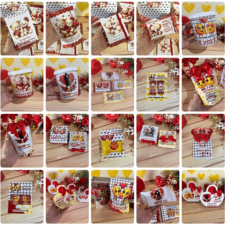 Arquivos de corte Dia dos namorados Mimos Ursinhos e Outros em Pdf 1