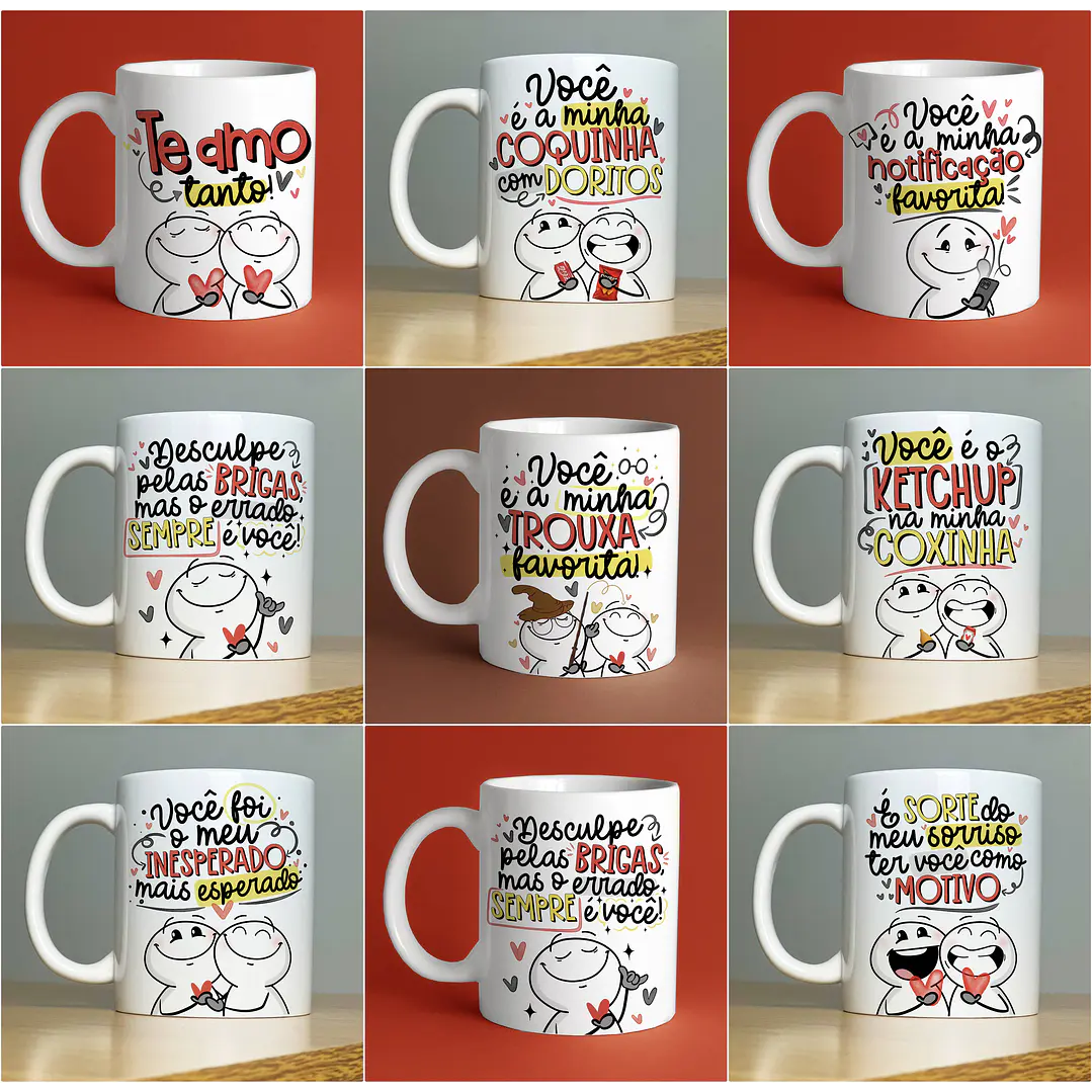 35 Artes para Caneca Dia dos Namorados Arquivo em Jpg  1