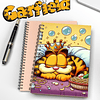 Arte para Capa de Caderno Garfild Sublimação Baixar Grátis