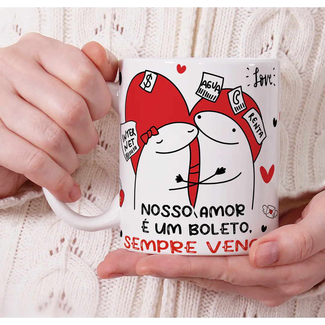 10 Artes para Caneca Flork Dia dos Namorados Arquivo em Png  2