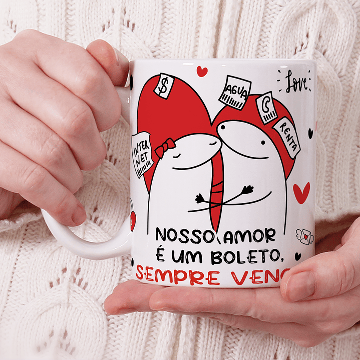 10 Artes para Caneca Flork Dia dos Namorados Arquivo em Png  2