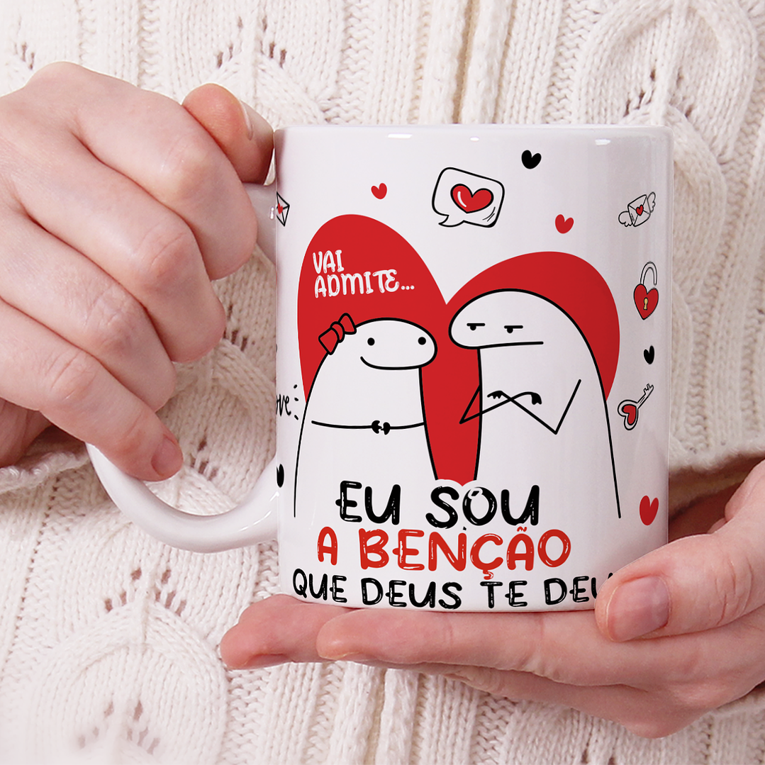 10 Artes para Caneca Flork Dia dos Namorados Arquivo em Png  3