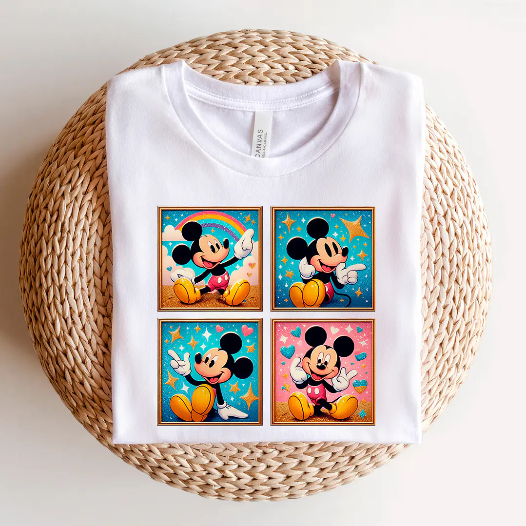 27 Artes para Camisa Disney Glitter Arquivo em Png   4
