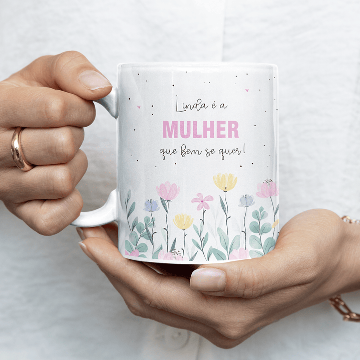 14 Artes para Caneca Dia das Mulheres Arquivo Editável 7