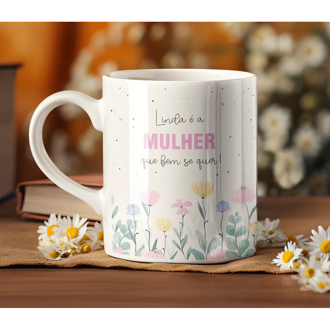 14 Artes para Caneca Dia das Mulheres Arquivo Editável 10