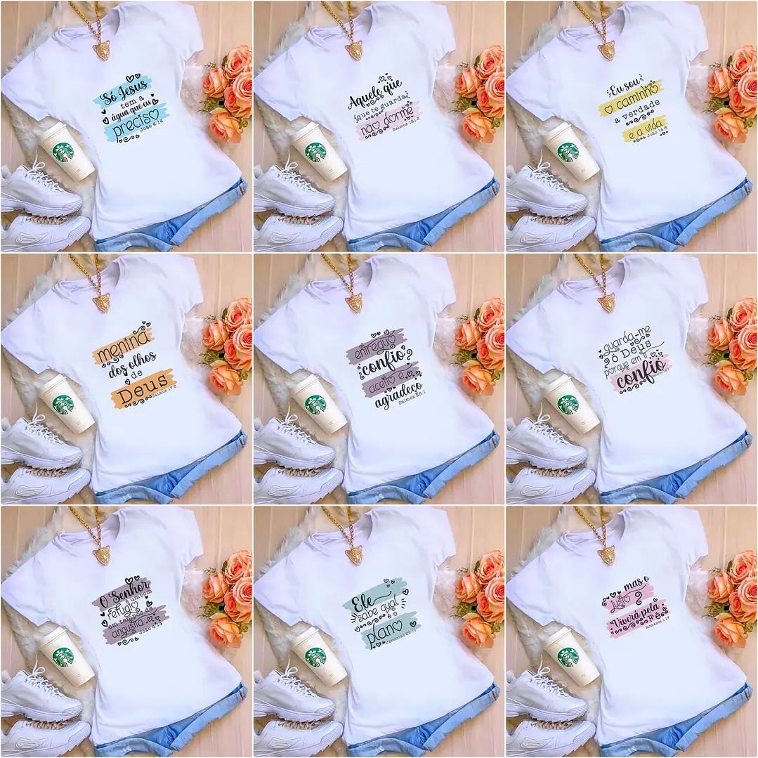 22 Artes para Caneca Camisa Versiculos Biblicos Arquivo Editável  2
