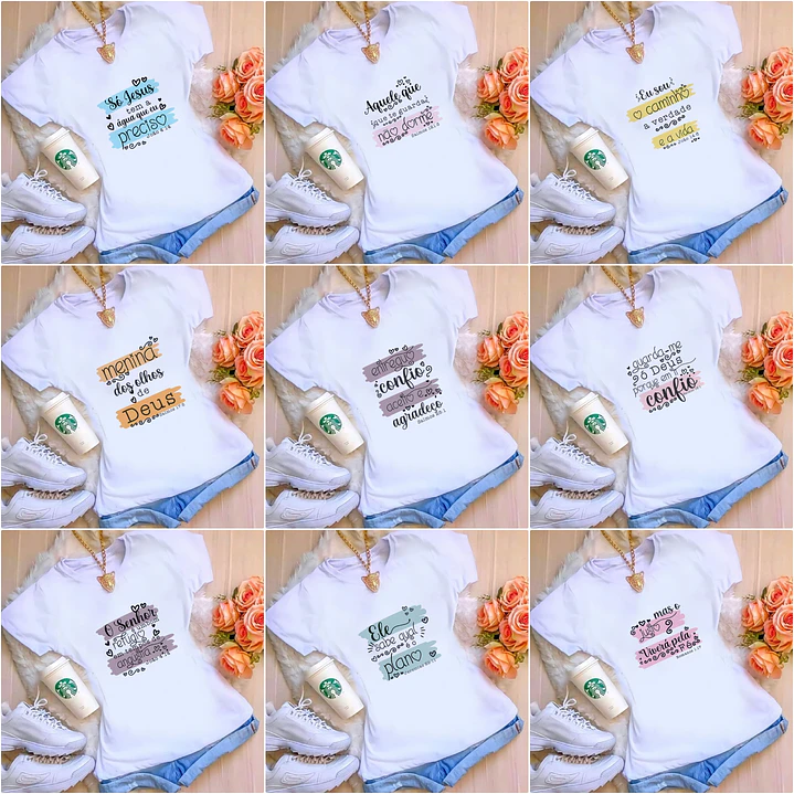 22 Artes para Caneca Camisa Versiculos Biblicos Arquivo Editável  2