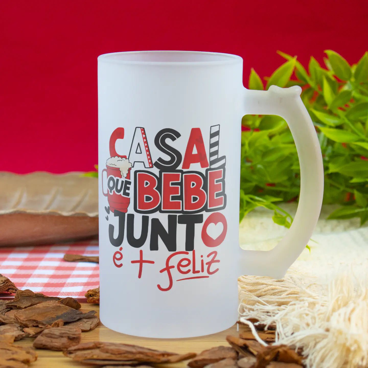 Kit digital Caneca Cheia Casal Feliz Dia dos Namorados Arquivo em Png 3