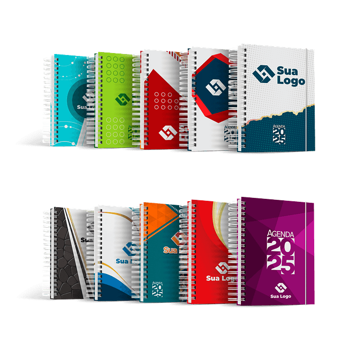 Combo Agendas Comercial 2025 em Vetor Arquivo Editável  5