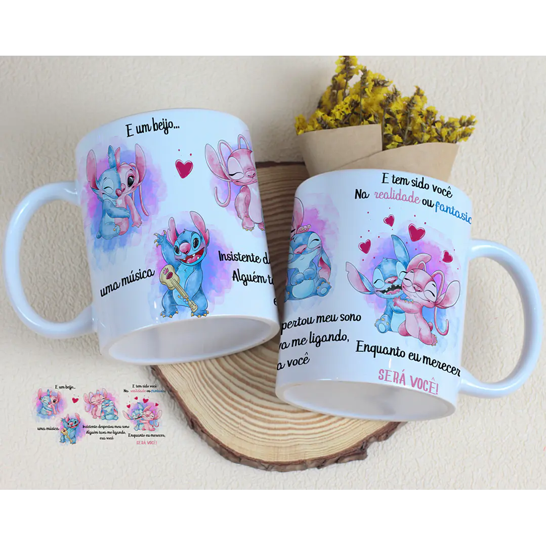 4 Artes para Caneca Dia dos Namorados Musical Arquivo Editável 1