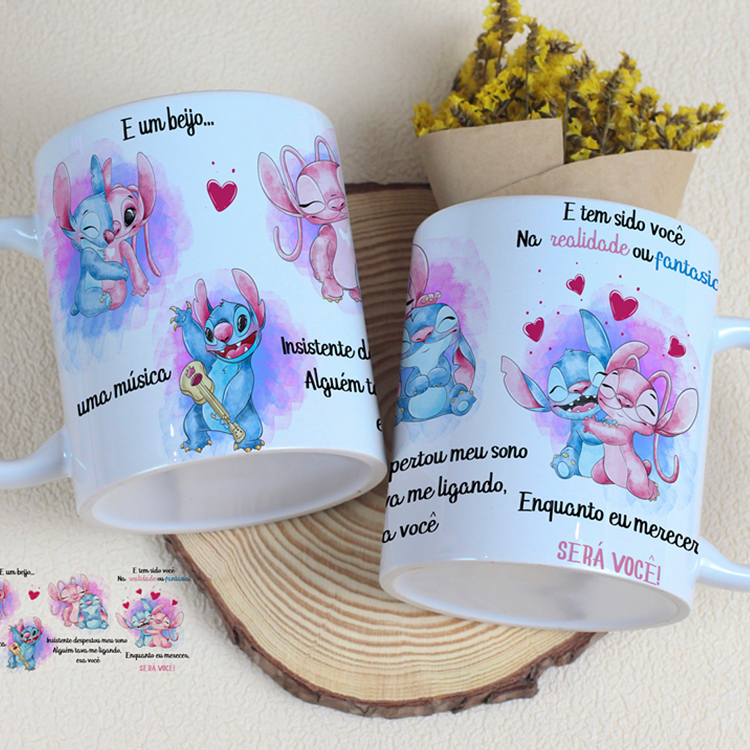 4 Artes para Caneca Dia dos Namorados Musical Arquivo Editável 1
