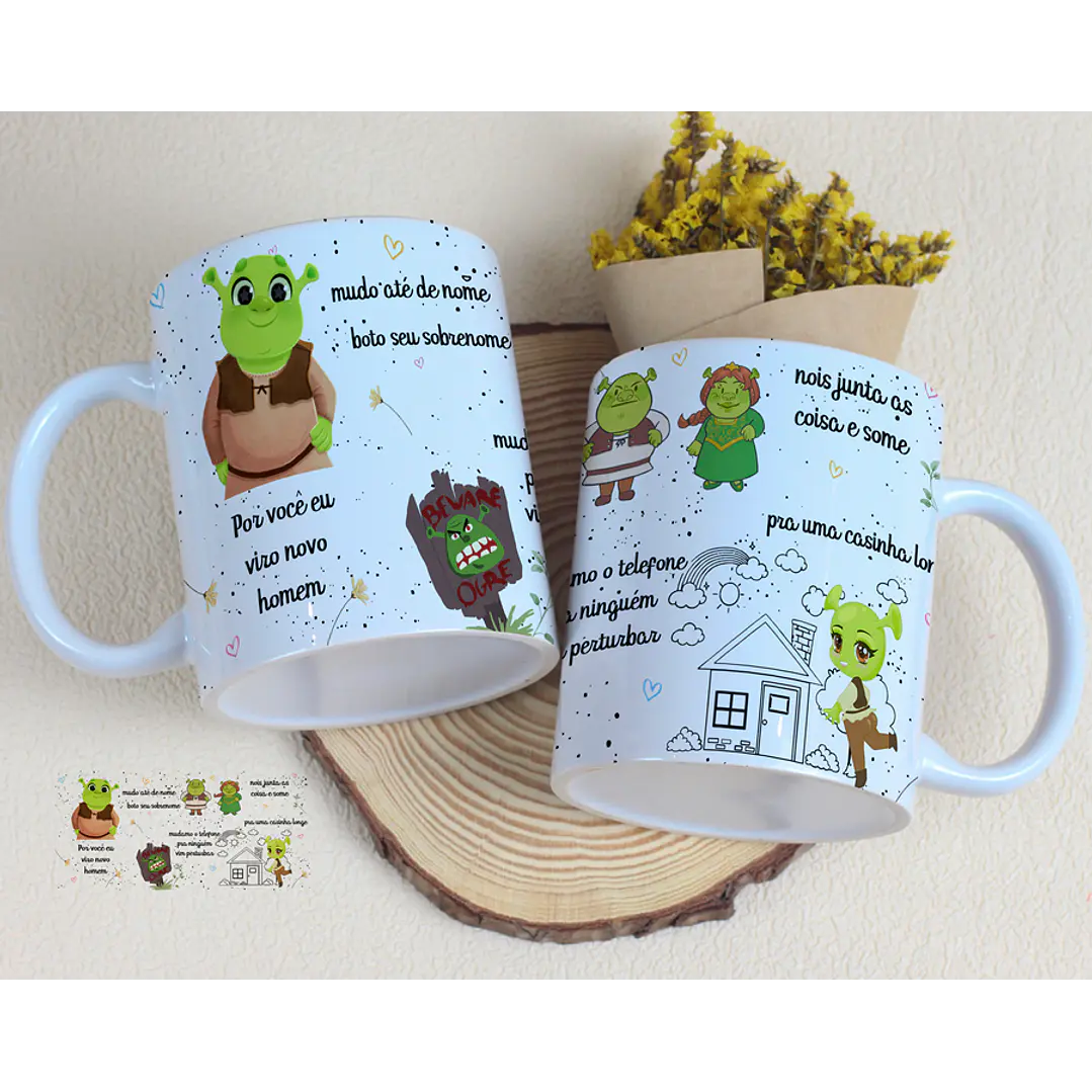 4 Artes para Caneca Dia dos Namorados Musical Arquivo Editável 4