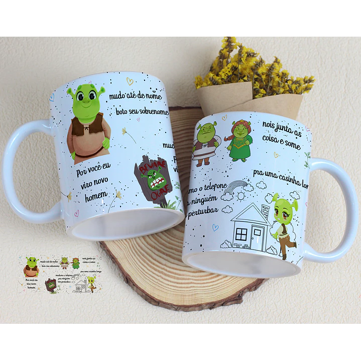 4 Artes para Caneca Dia dos Namorados Musical Arquivo Editável 4