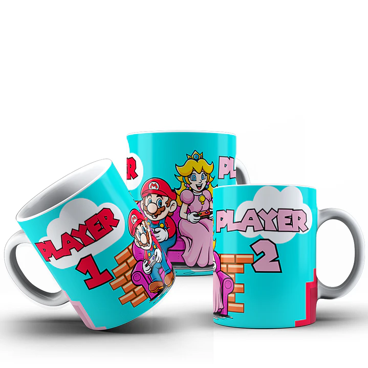 10 Artes para Caneca Super Mario Lover Dia dos Namorados Arquivo em Jpg  5