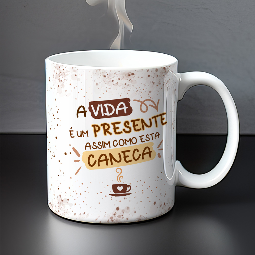 20 Artes para Caneca Aniversário Com Café Arquivo Editável 1