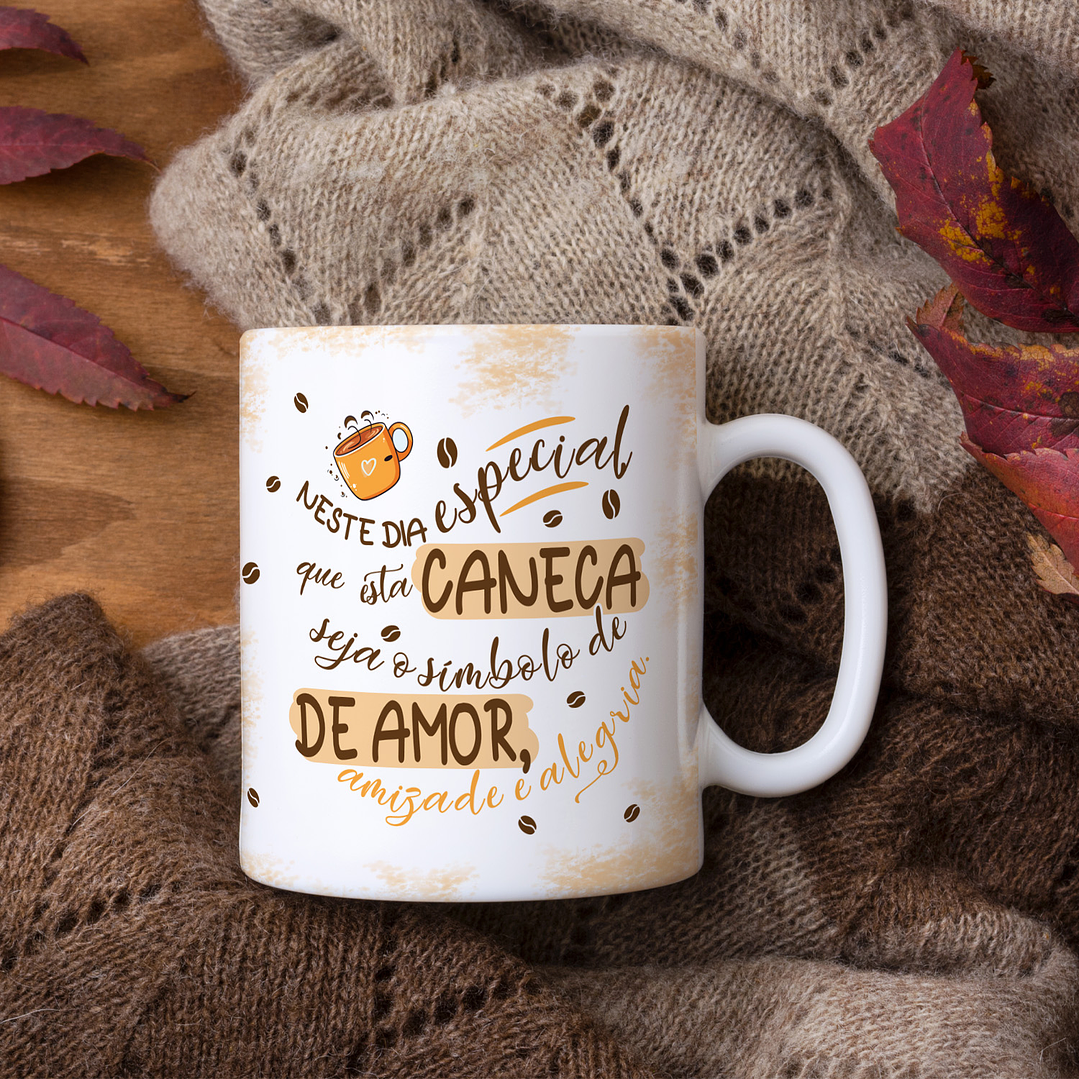 20 Artes para Caneca Aniversário Com Café Arquivo Editável 10