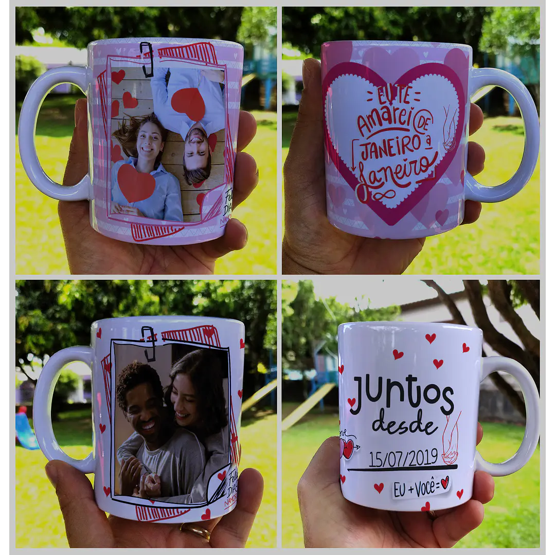 20 Artes para Caneca Dia dos Namorados Mickey e Minnie Arquivo Editável  11