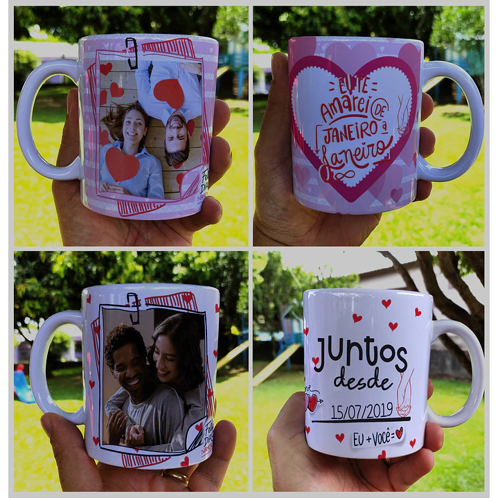 20 Artes para Caneca Dia dos Namorados Mickey e Minnie Arquivo Editável  11