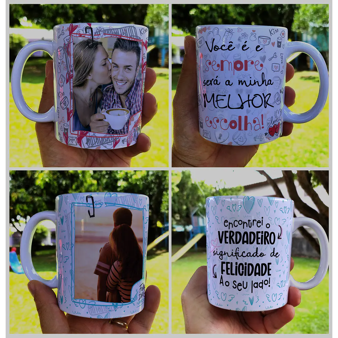20 Artes para Caneca Dia dos Namorados Mickey e Minnie Arquivo Editável  14