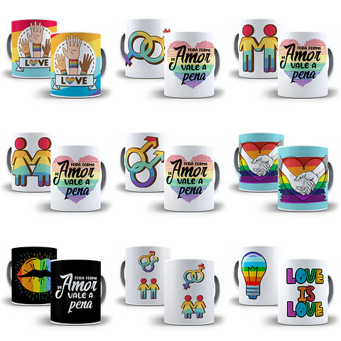 30 Artes para Caneca Dia dos Namorados Toda Forma de Amor Arquivo Editável