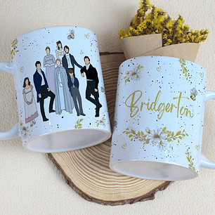 6 Artes para Caneca Bridgerton Arquivo Editável