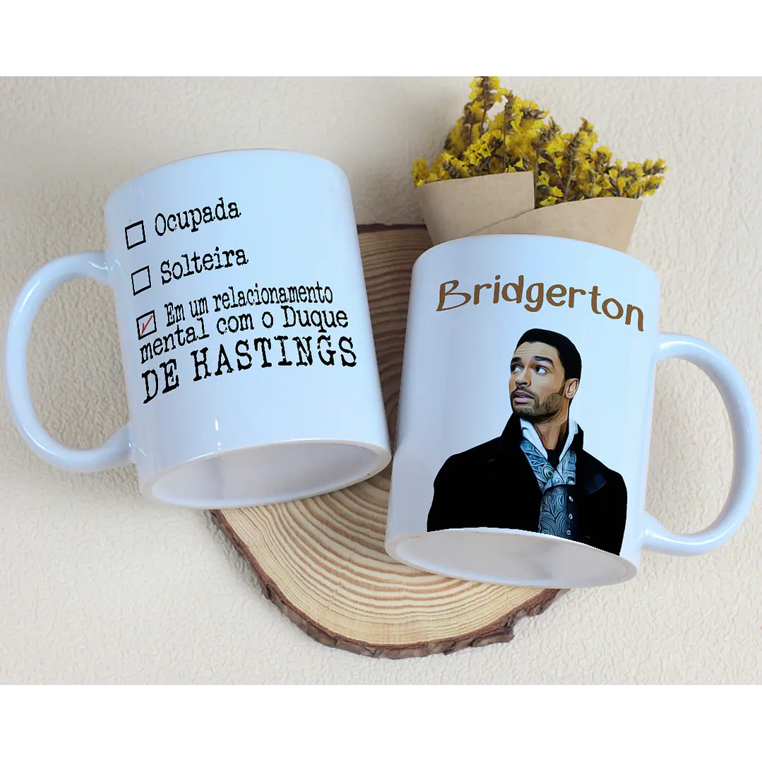 6 Artes para Caneca Bridgerton Arquivo Editável 5
