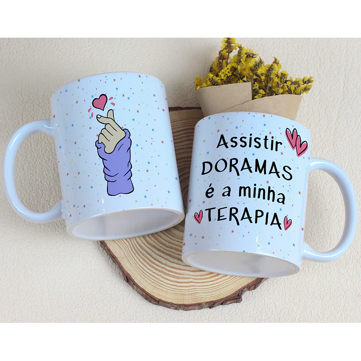 8 Artes para Caneca Dorama Arquivo Editável 5