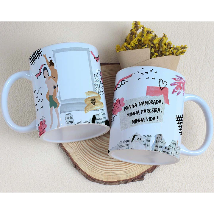 10 Artes para Caneca Dia dos Namorados Casal Arquivo Editável 3