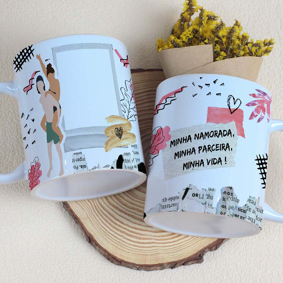 10 Artes para Caneca Dia dos Namorados Casal Arquivo Editável 3