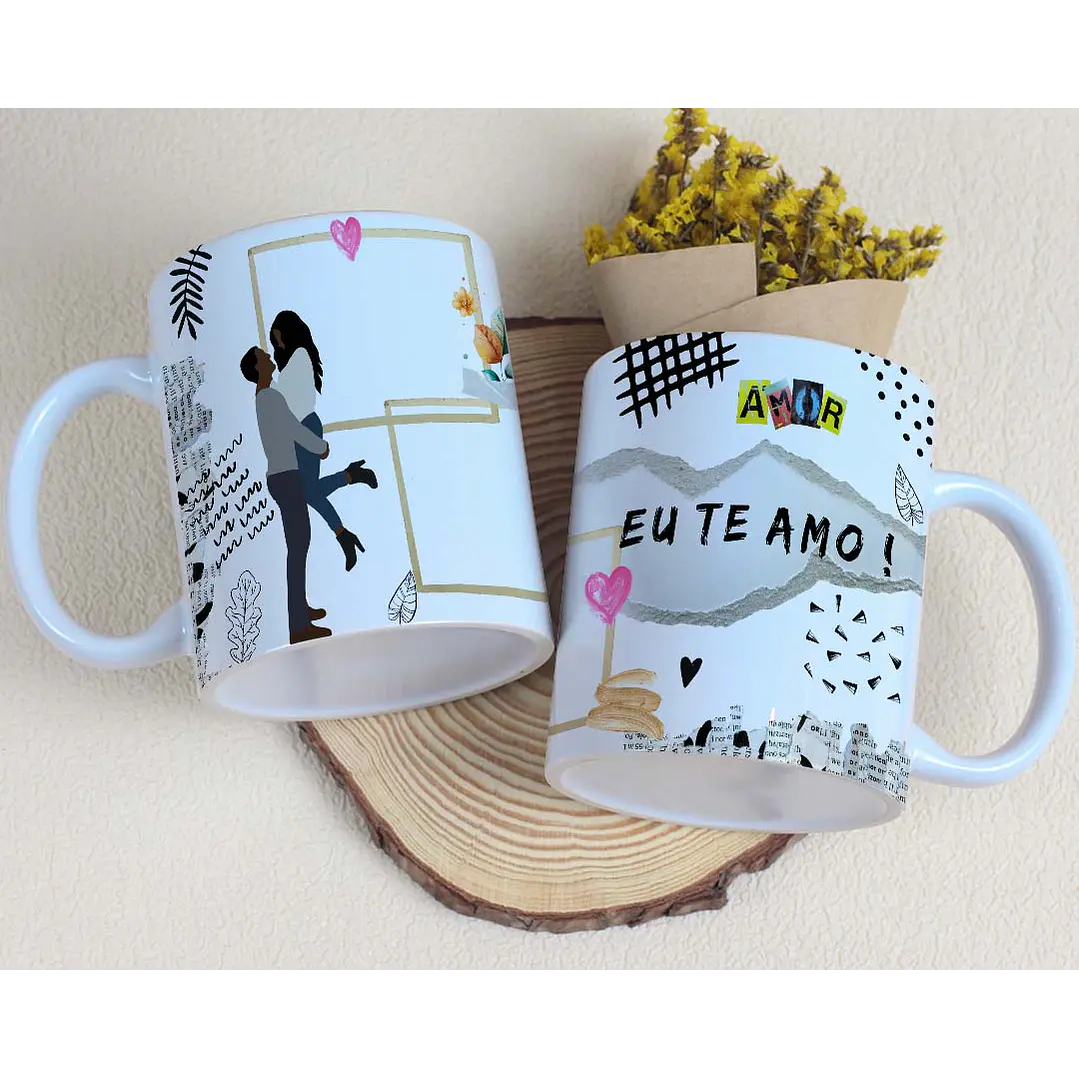 10 Artes para Caneca Dia dos Namorados Casal Arquivo Editável 5