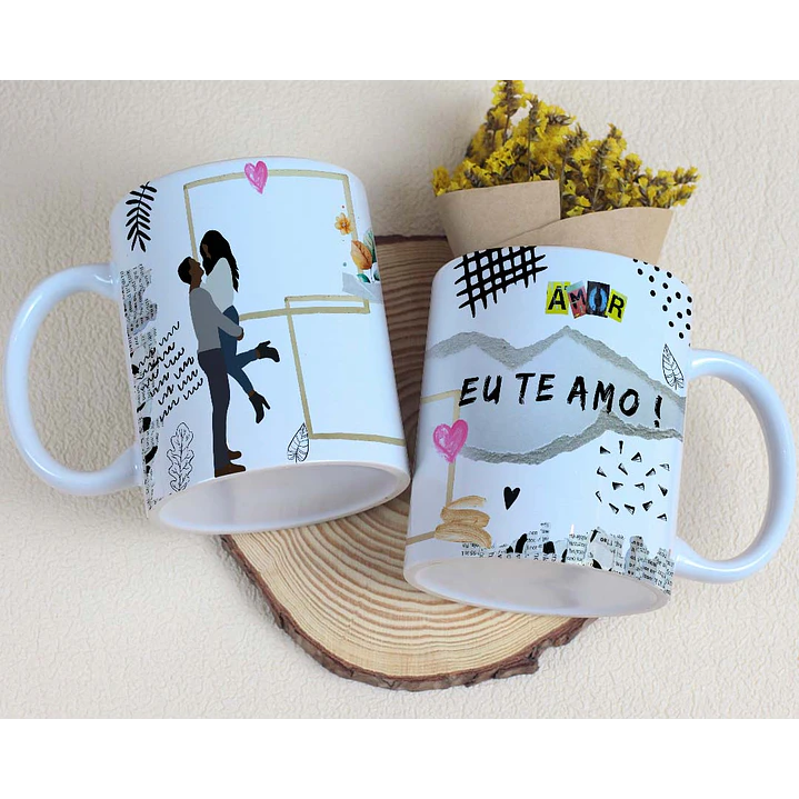 10 Artes para Caneca Dia dos Namorados Casal Arquivo Editável 5