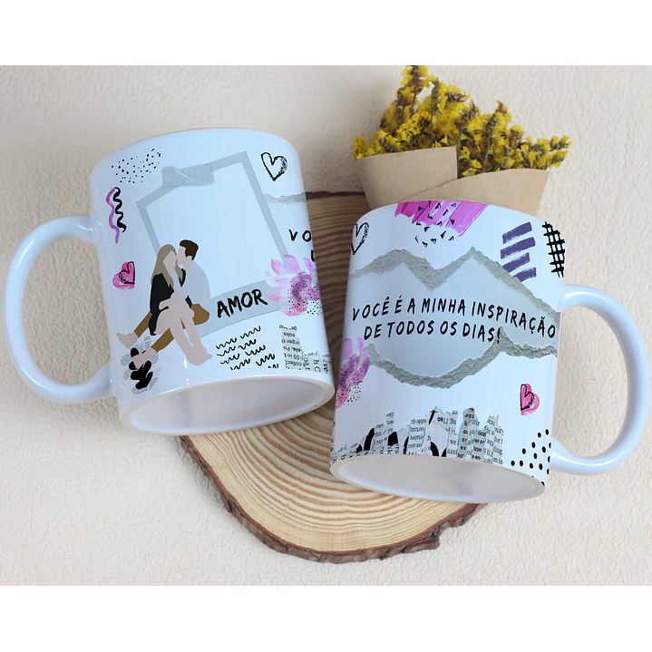 10 Artes para Caneca Dia dos Namorados Casal Arquivo Editável 6