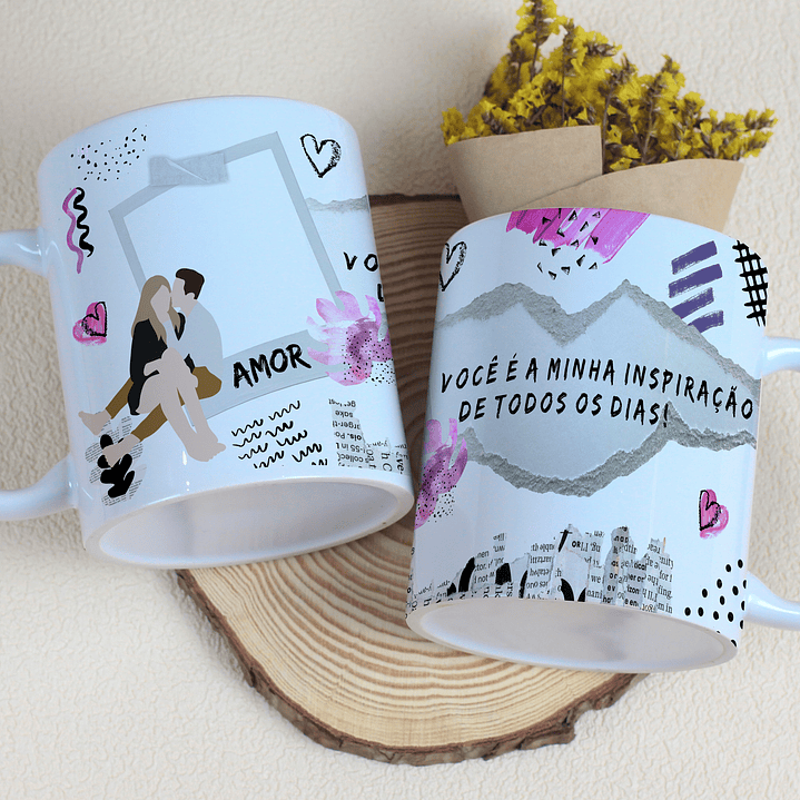 10 Artes para Caneca Dia dos Namorados Casal Arquivo Editável 6