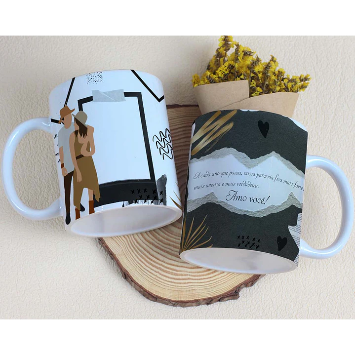 10 Artes para Caneca Dia dos Namorados Casal Arquivo Editável 8