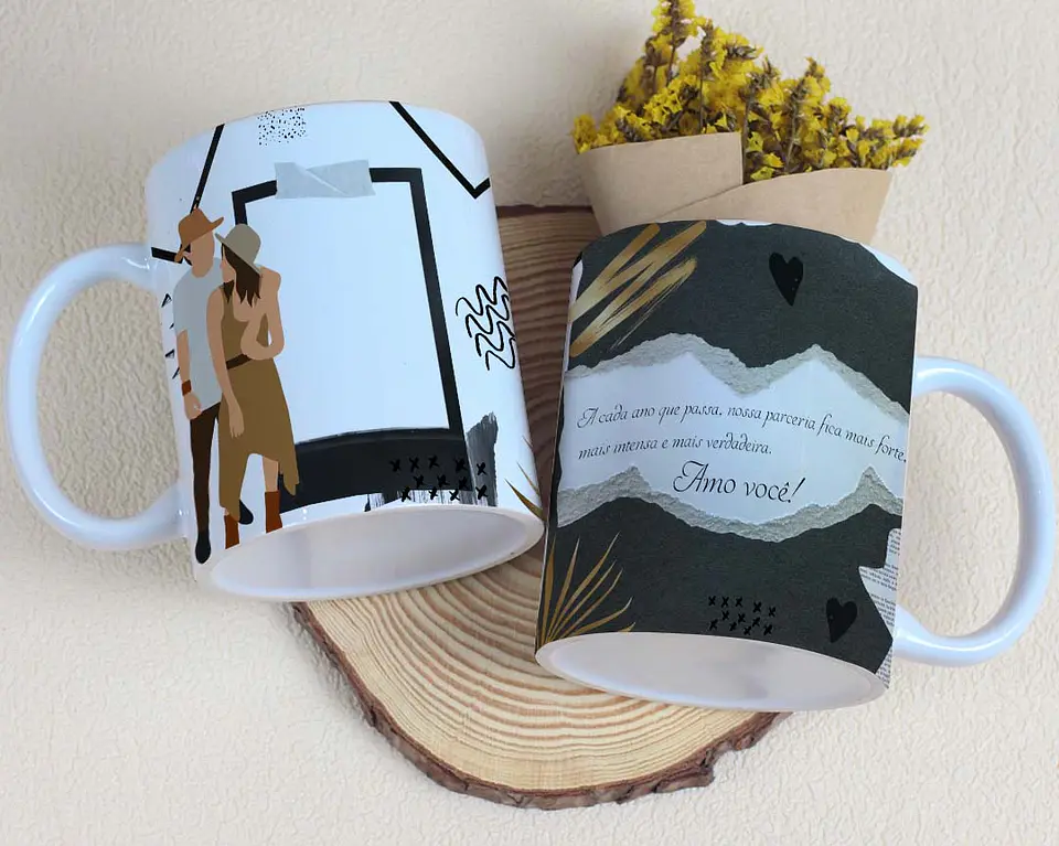 10 Artes para Caneca Dia dos Namorados Casal Arquivo Editável 8
