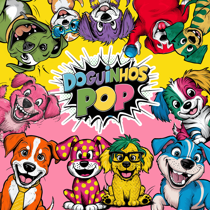 13 Artes para Caneca Doguinhos Pop Arquivo em Jpg  1