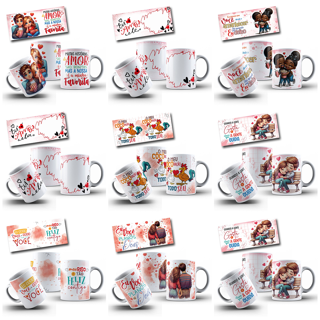 31 Artes para Caneca Dia dos namorados Arquivo em Jpg 4