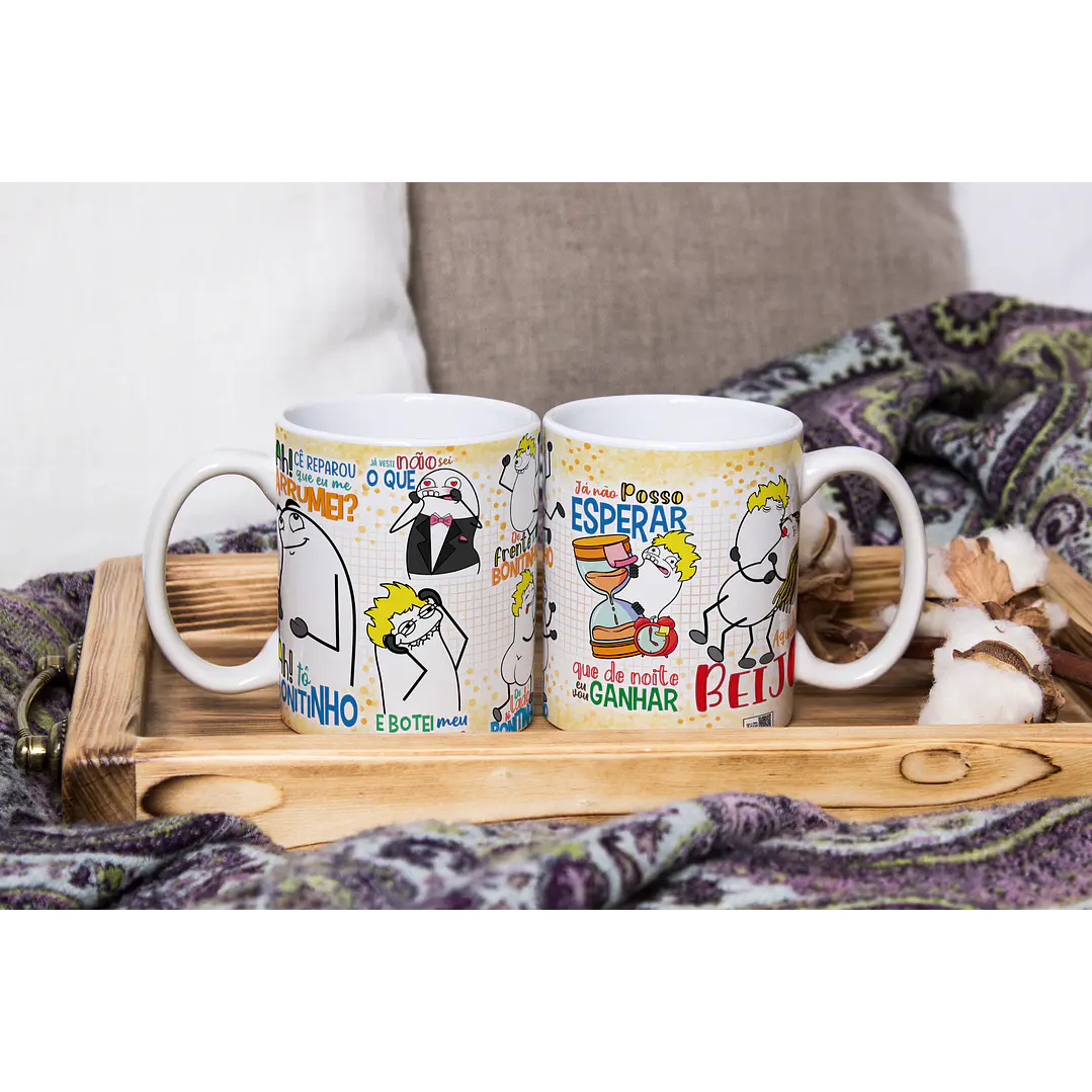 Arte para Caneca Flork Ah! Cê reparou que eu me arrumei? Tô Bunitinho Arquivo em Jpg 1