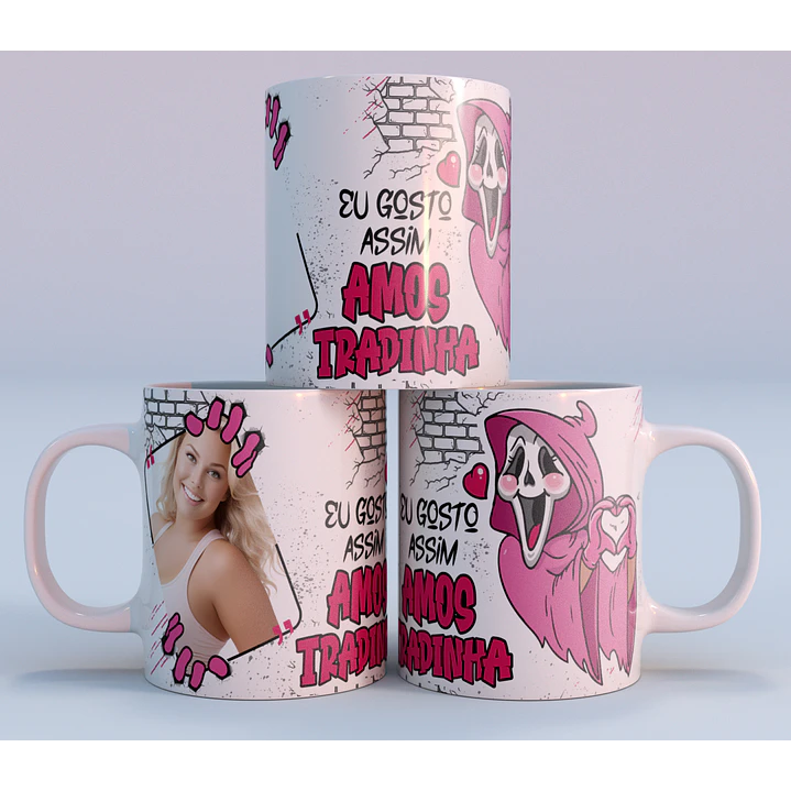 4 Artes Caneca Eu gosto Assim Amostradinha Arquivo em Png 2