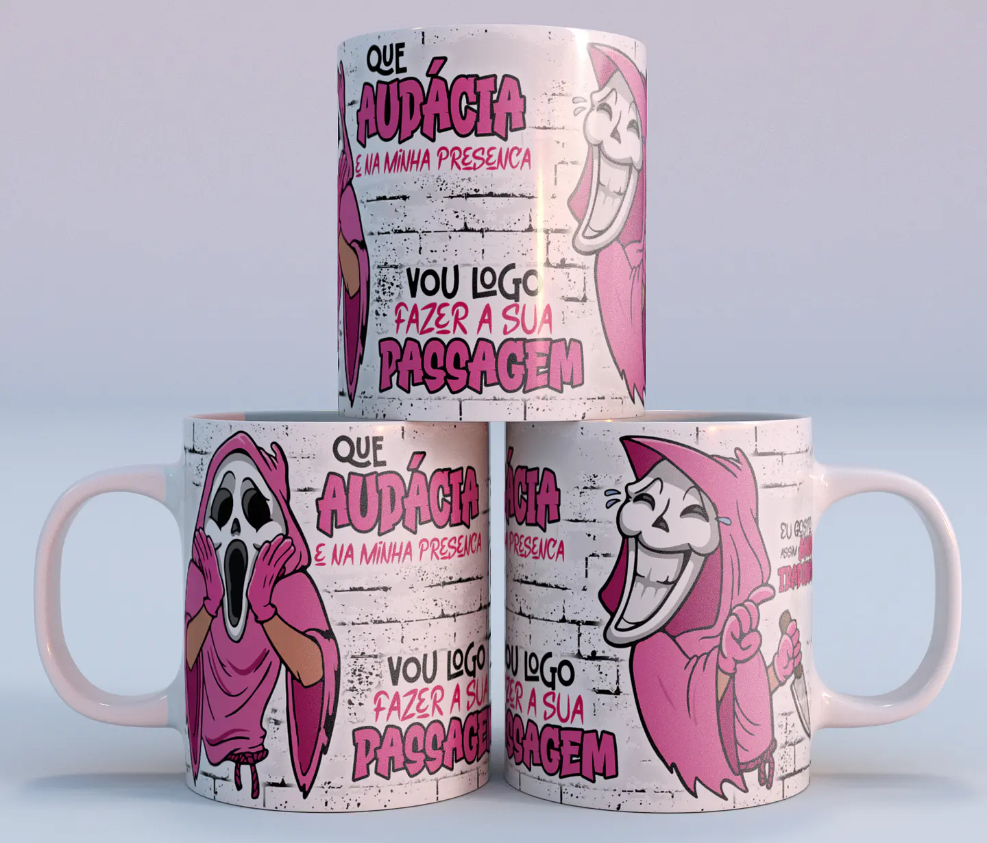4 Artes Caneca Eu gosto Assim Amostradinha Arquivo em Png 1