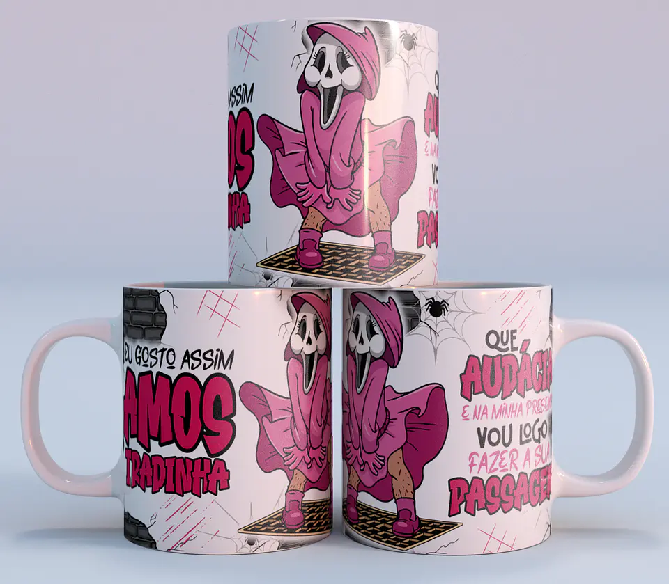 4 Artes Caneca Eu gosto Assim Amostradinha Arquivo em Png 3