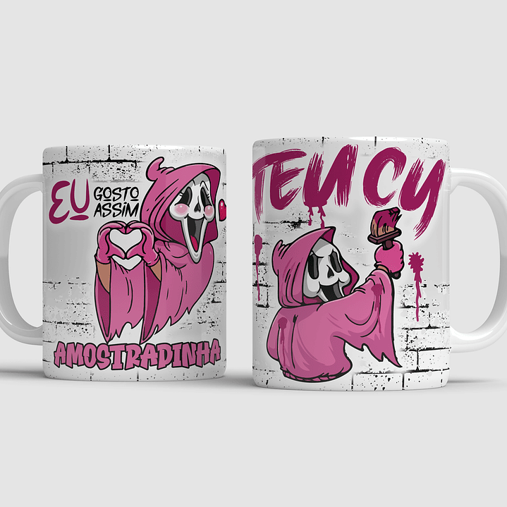 4 Artes Caneca Eu gosto Assim Amostradinho Teu Cú Arquivo em Jpg 4