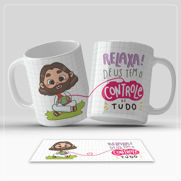 5 Artes Caneca Frases Jesus Arquivo em Jpg 2