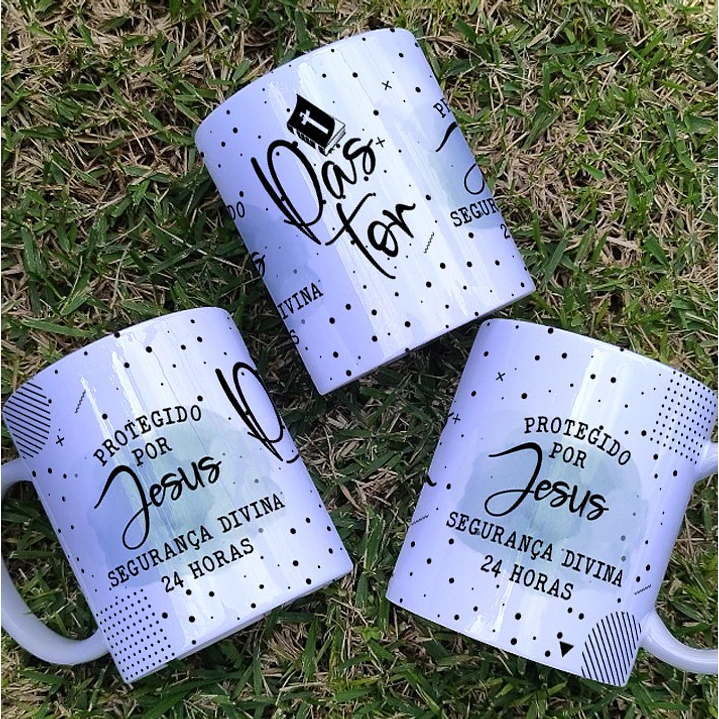 6 Artes para Caneca Pastora Arquivo Editável 1