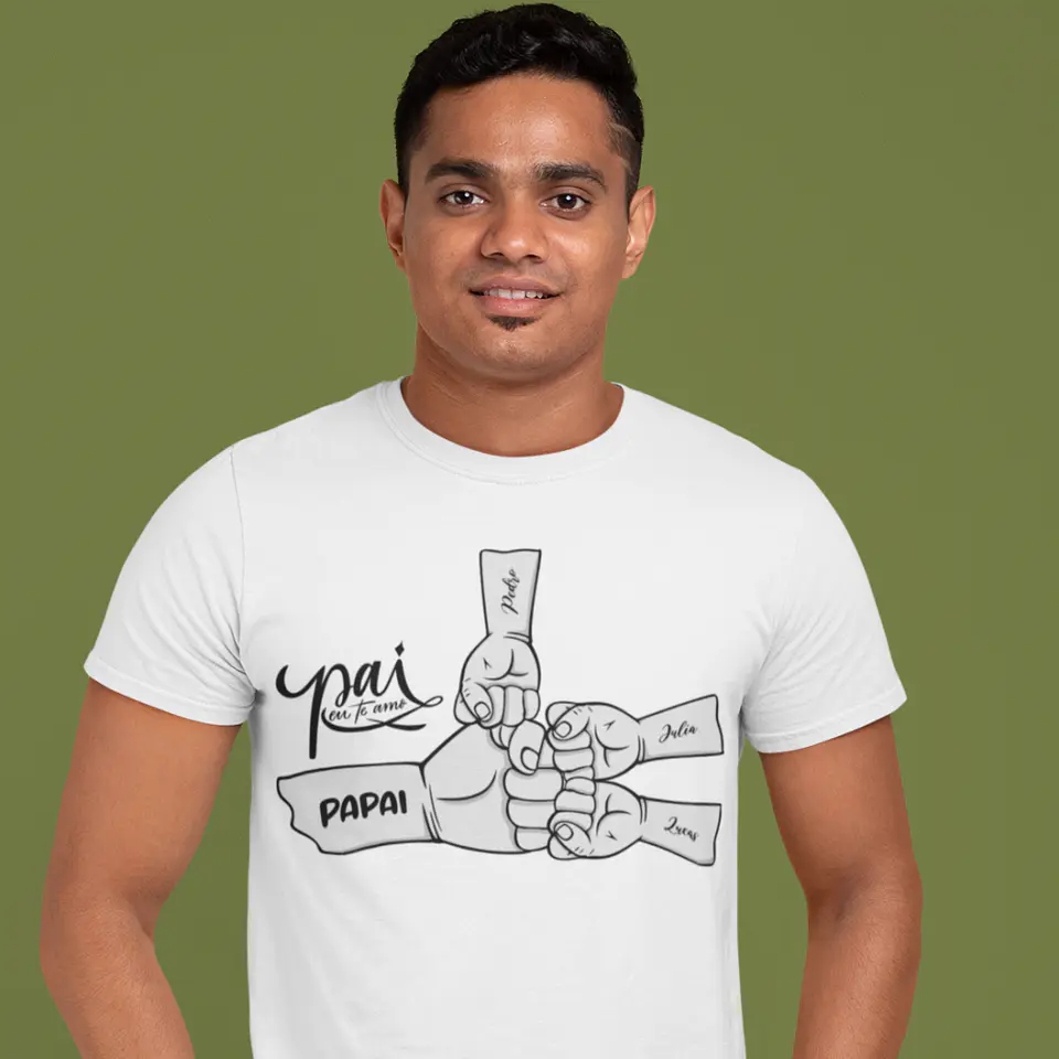 8 Artes para Camisas Mãos Pai Tô contigo Arquivo Editável 2