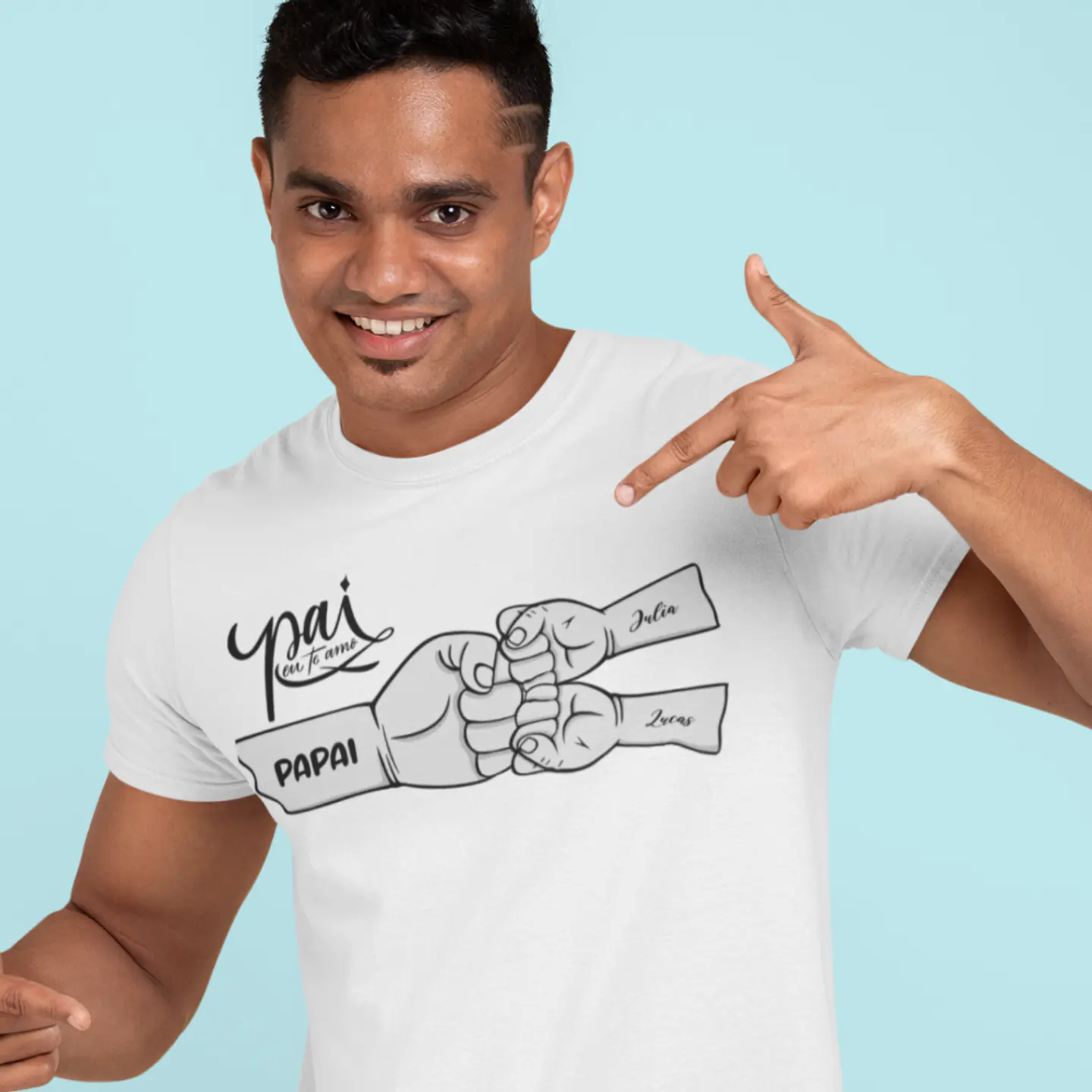8 Artes para Camisas Mãos Pai Tô contigo Arquivo Editável 8