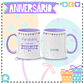 8 Artes para Caneca Aniversário Arquivo em Jpg  - Thumbnail 2