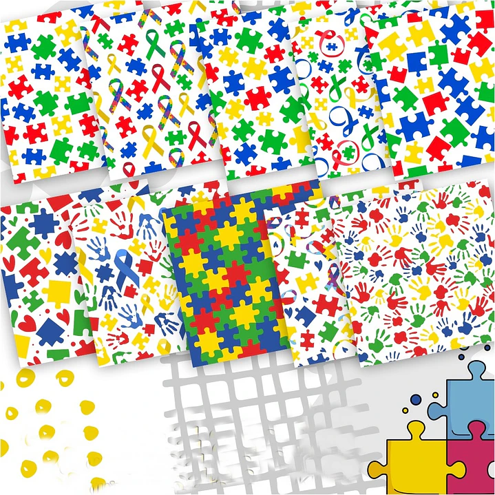 10 Artes para Caneca Autismo Arquivo Editável 2